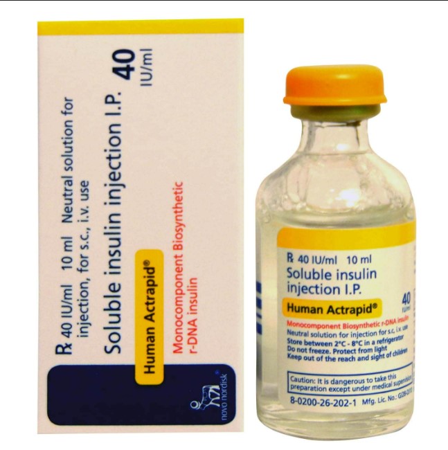 Actrapid injection